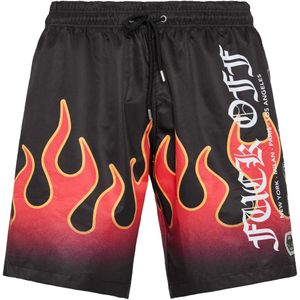 Philipp Plein - Swim Boxer Flame - Badkleding - Zwart