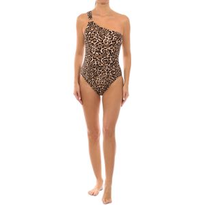 Michael Kors - Logo Ring One-Piece - Damesbadpak - Gedurfde Dierenprint