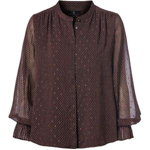 Jackson Print Blouse Bruin
