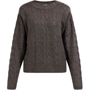 Dreimaster - Gebreide Trui - Donkerbruin - Dames