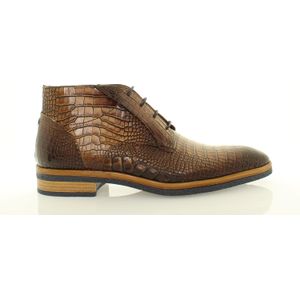 Giorgio 73533 bruin croco print met blauwe rubber zool