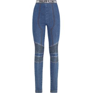 Philipp Plein - Jeans - Blauw - Super Stretch Leggings