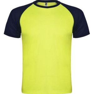 Roly - Sportshirt - Zwart - 100% Polyester - Ademend - Crew Neck