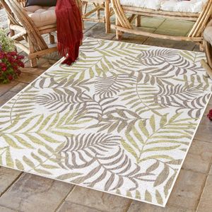 Muratap Sunny outdoor binnen en buiten vloerkleed palm design - tapijt voor