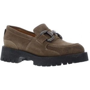 Piedi Nudi - Loafer 107386 - Dames Instapper - Loodkleur - Suède