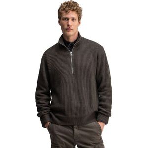 Butcher of Blue - Galway - Half Zip Trui - Bruin - Heren