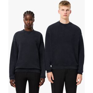 Lacoste - Loose Fit - Fleece Sweatshirt - Zwart