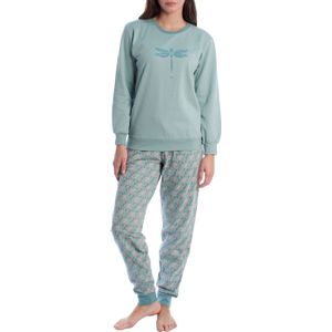 Winterpyjama KLP2 van pluche katoen voor dames