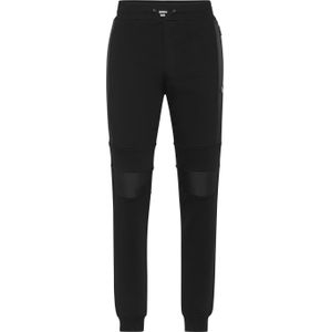 Philipp Plein - Joggingbroek Iconic Plein - Zwart - Katoenmix Fleece