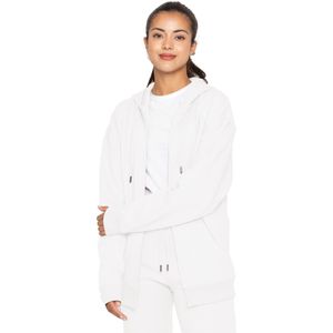 Enzo - Hoodie - Off White - Oversized Ritssluiting voor Dames