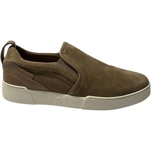 Paul Andrew Slip-On Sneakers in Khaki Suède