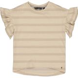 Levv Meisjes t-shirt eslien aop creme streep