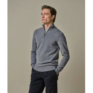 Profuomo Ppwj30029e m heren trui met half zip profu