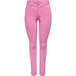 Only - Blush - Jeans - Roze - Katoenmix