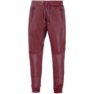 Leren Joggingbroek - Boston - Heren - Zwart