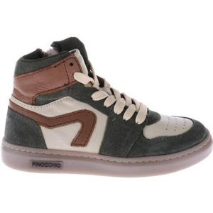 Pinocchio - P1665 - Sneakers - Groen Combi - G Combi