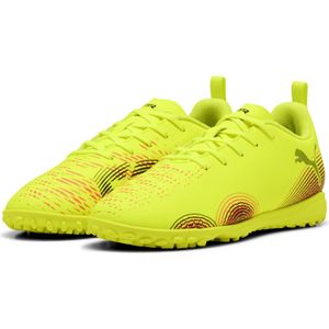 PUMA - FUTURE 8 PLAY TT - Voetbalschoenen - Zwart/Geel - Synthetisch Bovenwerk