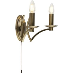 Bussandri Exclusive Bohemian wandlamp - metaal bohemian e14 l: 32.5cm voor binnen woonkamer eetkamer brons