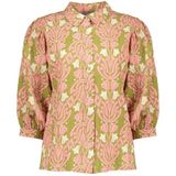 Geisha blouse 53208-20 530 green/pink