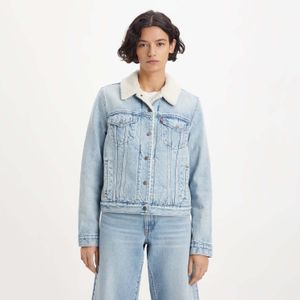 Levi's - Original Sherpa Trucker Jacket - Lichtblauw - Dames