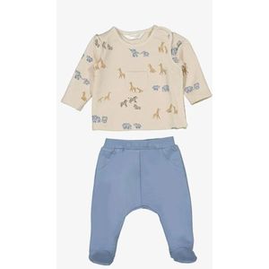 Mayoral - Baby Set - Blue Bell - Broekje met Voetjes en Longsleeve
