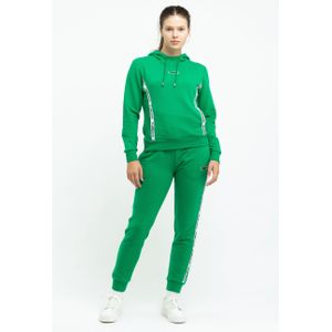 Tom Barron - Sportpak - Groen - Katoen - Lange Mouw - Normale Pasvorm