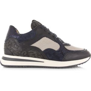 VIA VAI nora sooth | kenia combi blue lage sneakers dames