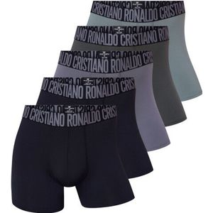 CR7 - Heren Boxershorts - Zwart/Groen/Grijs - Microfiber - 5-Pack