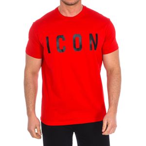 Dsquared 2 - Icon - T-shirt - Rood - 100% Katoen