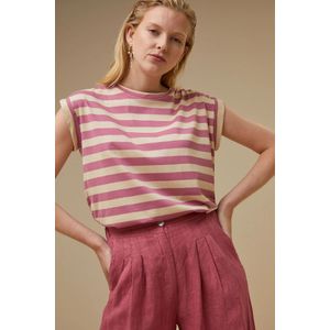 By-Bar Amsterdam 24111022 thelma big v stripe top