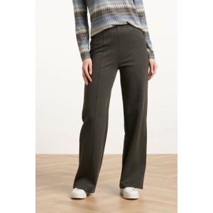 Smashed Lemon - Charcoal - Damesstretchbroek - Wijde Pijpen - Losvallend