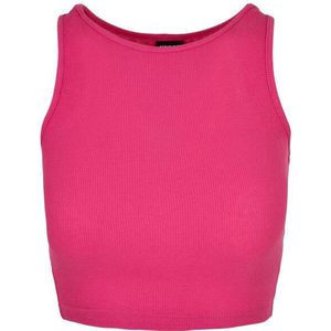 Urban Classics Dames ribbed crop top