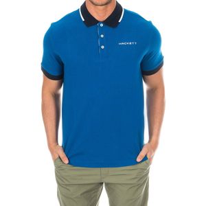 Herenpolo met korte mouwen en contrasterende reverskraag HMX1005D