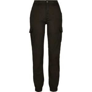 Urban Classics Dames cargo broek met hoge taille