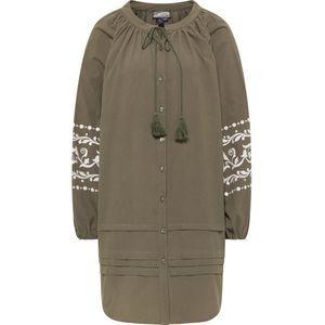 DreiMaster Vintage - Oversized Dress - Boline - Knielang - Katoen