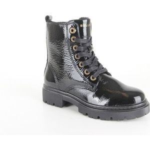 Bullboxer - AJS500E6L - Veterboots - Zwart - Lak - Rubber Zool