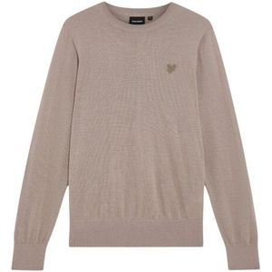 Lyle and Scott - KN2121VC - Merino Trui - Tonal Eagle