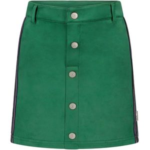 B.Nosy Meisjes suede rok met knopen en bies emerald