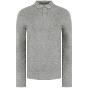 Ted Baker - Morar - Gebreid Poloshirt - Grijs