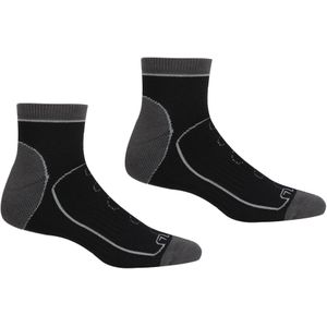 Sokken - Antraciet - 68% Coolmax, 19% Katoen, 11% Polyamide, 2% Elastaan
