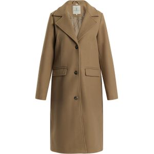 DreiMaster - Tussenjas - Grijsbeige - Wollen Look