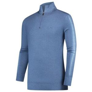 Circle of Gentlemen Alonzo 100% merino pullover met rits