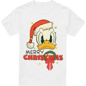 Disney Heren vrolijk kerstfeest donald duck t-shirt