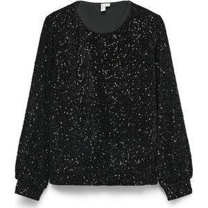 VERO MODA - Top - Zwart - Pailletten