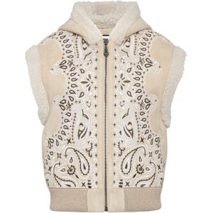 Leren Vest Paisley