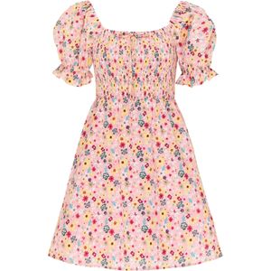 Mymo Zomerjurk Dames Roze Veelkleurig