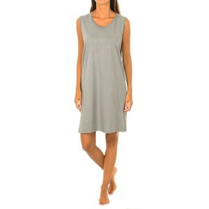 Nachtjapon met ronde hals en riem KL45177