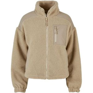 Urban Classics Dames sherpa fleece jas