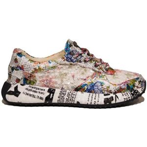 Laura Vita - Burton - Dames Sneakers - Wit - Leer