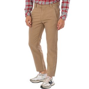 Napapijri - GA4FMX - Lange Broek - Beige - 100% Polyester, Ademend, Comfortabel